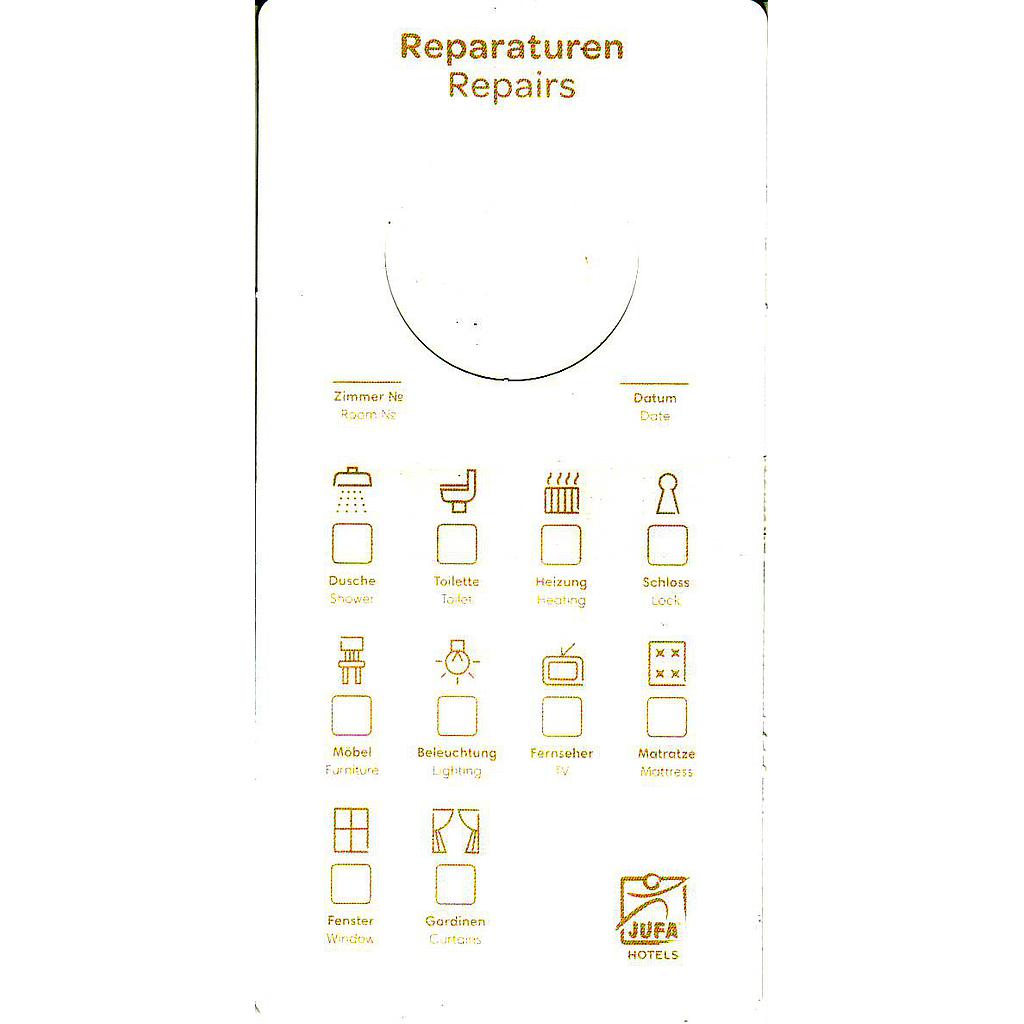 H1006 Anhänger &quot;Reparaturen&quot; á 100 Stk.